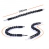 1x 295mm Flexible Electric Drills Shaft Bits Connect Link Extension Screwdriver Bit Holder Connecting Shaft Tool Set Electric Mini Drill Engraver with Flexible Shaft