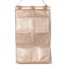 Practical 5 Pockets Jute Wall Hanging Bag