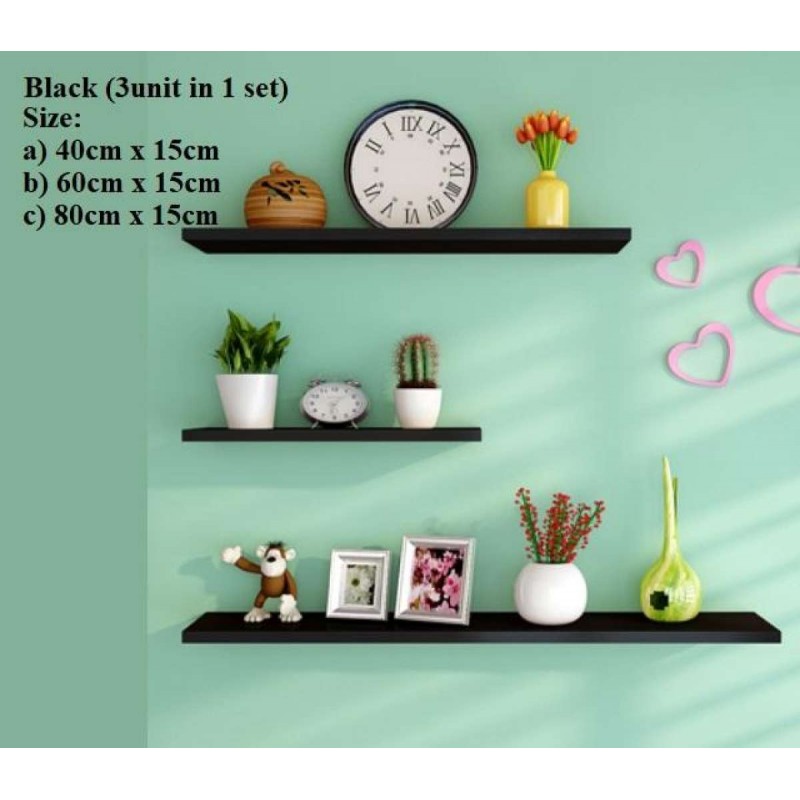 iDECO Floating Rack / Floating Shelves / Wall Shelves / Wall Rack