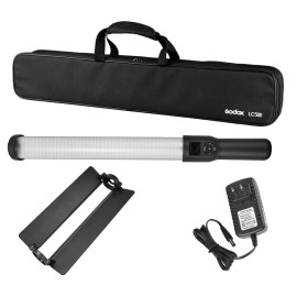 Godox LC500 Handheld LED Ice Light Video Photography Light Stick Bi-color Temperature Adjustable Brightness Built-in Rechargable Battery with Carrying Bag