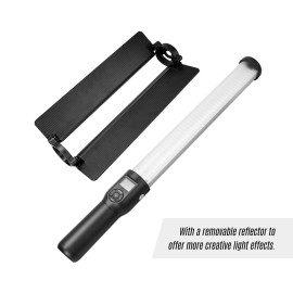 Godox LC500 Handheld LED Ice Light Video Photography Light Stick Bi-color Temperature Adjustable Brightness Built-in Rechargable Battery with Carrying Bag