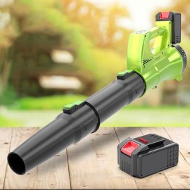 Cordless Leaf Blower with 21V Battery Charger Variable Speed Lightweight for Lawn Care Snow Blowing and Cleaning Debris and Dust US Plug