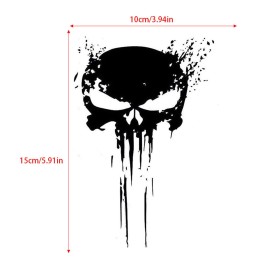 Punisher Skull Type Vinyl Car Decals Stickers Motorcycles Decoration