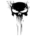 Punisher Skull Type Vinyl Car Decals Stickers Motorcycles Decoration