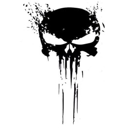 Punisher Skull Type Vinyl Car Decals Stickers Motorcycles Decoration