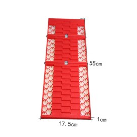 2Pcs Car Emergency Escape Plate Traction Mat Tire Grip Aid Foldable Non-Slip for Most SUVs Cars & Vans from Snow Ice Mud Sand