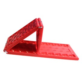 2Pcs Car Emergency Escape Plate Traction Mat Tire Grip Aid Foldable Non-Slip for Most SUVs Cars & Vans from Snow Ice Mud Sand