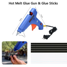 Paintless Dent Repair Tools Kit Bridge Dent Puller Removal Tool with Glue Gun Glue Sticks for Auto Body Motorcycle Refrigerator Washing Machine EU Plug