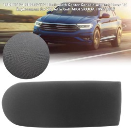 18D867173 3B0867173 Black Cloth Center Console Armrest Cover Lid Replacement for VW Jetta Golf MK4 SKODA