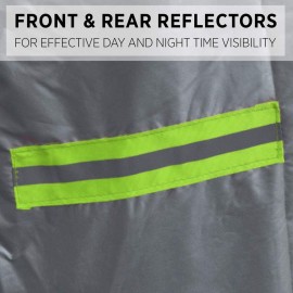 Car Cover Full Covers with Reflective Strip Sunscreen Protection Dustproof UV Scratch-Resistant for 4X4/SUV Business Car