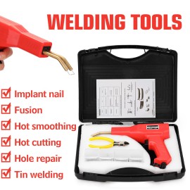 Handy Plastics Welders Garage Tools Hot Staplers Machine Staple PVC Repairing Machine Car Bumper Repairing Stapler Welding Tool