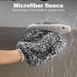 Ultra Portable Microfiber Multifunctional Car Wash Mitt Anti Scratch Wash Glove