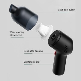 Handheld Vacuum, Cordless Car Vacuum Cleaner, 120W Portable Dust Buster with Rechargeable 1800mAh Battery for Pet Hair, Home, and Car Cleaning