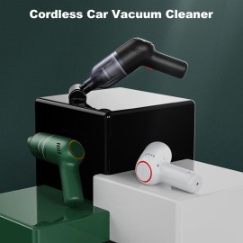 Handheld Vacuum, Cordless Car Vacuum Cleaner, 120W Portable Dust Buster with Rechargeable 1800mAh Battery for Pet Hair, Home, and Car Cleaning