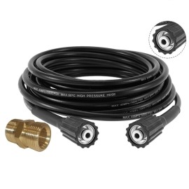 Pressure Washer Replacement Extension Hose 50FT 5800PSI with Adapter High Power