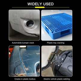 70W Hot Stapler, Plastic Welding Machine Car Bumper Repair Kit, Plier, 4 types Flat/Outside Corner/Inside Corner/Wave Staples, Welding Repairing Machine Welder Gun Repair