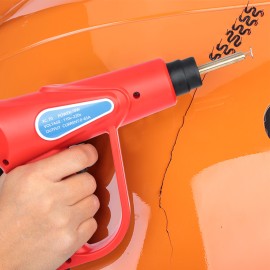70W Hot Stapler, Plastic Welding Machine Car Bumper Repair Kit, Plier, 4 types Flat/Outside Corner/Inside Corner/Wave Staples, Welding Repairing Machine Welder Gun Repair