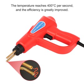 70W Hot Stapler, Plastic Welding Machine Car Bumper Repair Kit, Plier, 4 types Flat/Outside Corner/Inside Corner/Wave Staples, Welding Repairing Machine Welder Gun Repair