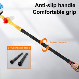 Car Wash Brush, Car Cleaning Kit, 360° Spin Car Wash Mop, High-pressure Foam Car Cleaning Brush, Detachable & Extendable Scrub Brush, For Car Home Cleaning & Garden Use