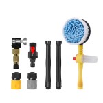 Car Wash Brush, Car Cleaning Kit, 360° Spin Car Wash Mop, High-pressure Foam Car Cleaning Brush, Detachable & Extendable Scrub Brush, For Car Home Cleaning & Garden Use