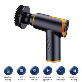 Car Mini Cordless Polisher Wireless Polishing Machine With Brush Scratch Repair Portable Handheld Car Detailing Tools