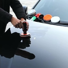 Car Mini Cordless Polisher Wireless Polishing Machine With Brush Scratch Repair Portable Handheld Car Detailing Tools