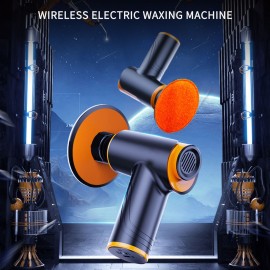 Car Mini Cordless Polisher Wireless Polishing Machine With Brush Scratch Repair Portable Handheld Car Detailing Tools