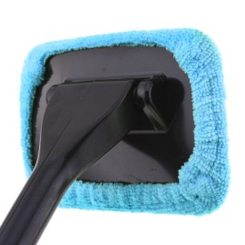 New Microfiber Auto Window Cleaner Windshield Fast Easy Shine Brush Handy Washable Cleaning Tool