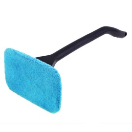 New Microfiber Auto Window Cleaner Windshield Fast Easy Shine Brush Handy Washable Cleaning Tool