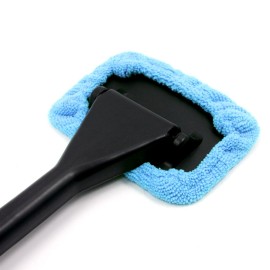New Microfiber Auto Window Cleaner Windshield Fast Easy Shine Brush Handy Washable Cleaning Tool