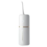 Portable Oral Irrigator for Teeth/Braces Water Flosser with 3 Modes 3 Available Jet Tips 280ml Detachable Reservoir 8mm Spout, White
