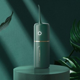 Portable Oral Irrigator for Teeth/Braces Water Flosser with 3 Modes 3 Available Jet Tips 280ml Detachable Reservoir 8mm Spout, White