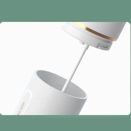 Portable Oral Irrigator for Teeth/Braces Water Flosser with 3 Modes 3 Available Jet Tips 280ml Detachable Reservoir 8mm Spout, White