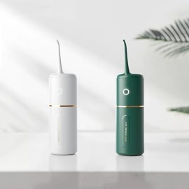 Portable Oral Irrigator for Teeth/Braces Water Flosser with 3 Modes 3 Available Jet Tips 280ml Detachable Reservoir 8mm Spout, White