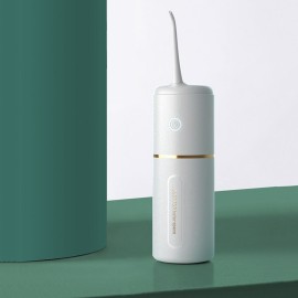 Portable Oral Irrigator for Teeth/Braces Water Flosser with 3 Modes 3 Available Jet Tips 280ml Detachable Reservoir 8mm Spout, White