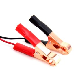 Cigarette Lighter Battery Clip-on Car Cigarette Lighter Socket 50A 18AWG Adapter Car Battery Pump Alligator Extension Cord with Battery Clamp