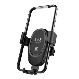 D12 Car Wire-less Mount Chargers Car Phone Holder in Air Vent Clip Stand for All 4-6” Phones