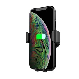 D12 Car Wire-less Mount Chargers Car Phone Holder in Air Vent Clip Stand for All 4-6” Phones