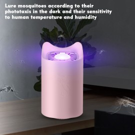 Electric Mosquito Killer USB Powered Mosquito Killing Lamp Bug Zapper Trap Lamp Eco-Friendly Inhalation Mute Insect-Repelling Lamp for Household, Office