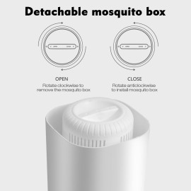 Electric Mosquito Killer USB Powered Mosquito Killing Lamp Bug Zapper Trap Lamp Eco-Friendly Inhalation Mute Insect-Repelling Lamp for Household, Office