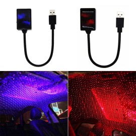 Car Atmosphere Lamp,Auto Roof Ceiling Decoration Colourful LED Star Night Lights Projector for Car/Home/Party