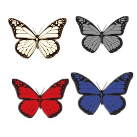 Arc Indentation Butterfly Universal Auto Seat Cover Cloth Anti-Dust Wear-Resistant Washable Anti-Fading Seat Cover Cloth