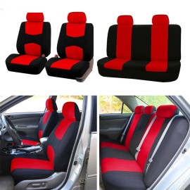 Universal Car Seat Cover Auto Interior Decoration Protectors Full Surround Headrest and Pad Backrest Cover for Car, Truck, Suv, Van