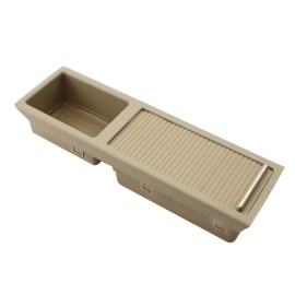 Car Front Center Console Drink Cup Holder Coin Holder Interior Storage Tray Replacement for BMW 3 Series E46 
