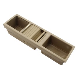 Car Front Center Console Drink Cup Holder Coin Holder Interior Storage Tray Replacement for BMW 3 Series E46 
