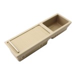 Car Front Center Console Drink Cup Holder Coin Holder Interior Storage Tray Replacement for BMW 3 Series E46 
