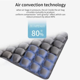 Air Seat Cushion for Office, Driving, Gaming Chair- 3D Stereo Air Cushion for Hip Stress Relief
