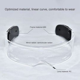 Fullcolor Glowling LED Glasses,7 Colors in One Light Up for Raves, Festivals, Fun, Parties, Sports,Birthday,Costumes,Flashing