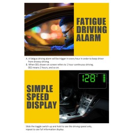 Car Global Position System Speedometer C80 Digital Display Speed Altitude Meter Motorcycle Head-Up Display Car Hud Display