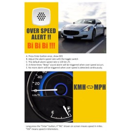 Car Global Position System Speedometer C80 Digital Display Speed Altitude Meter Motorcycle Head-Up Display Car Hud Display